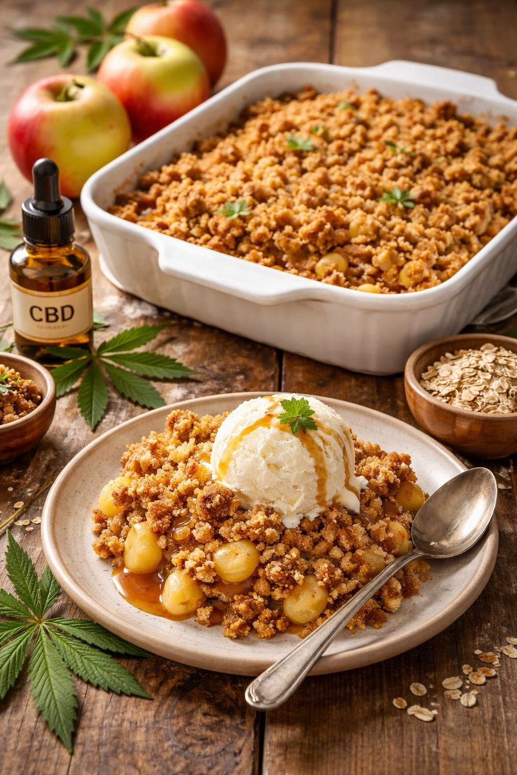 apprenez à réaliser un crumble au cbd savoureux et facile à préparer pour sublimer vos desserts et profiter des bienfaits du cannabidiol.