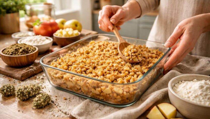 apprenez à réaliser un crumble au cbd savoureux et facile à préparer pour sublimer vos desserts avec une touche originale et relaxante.